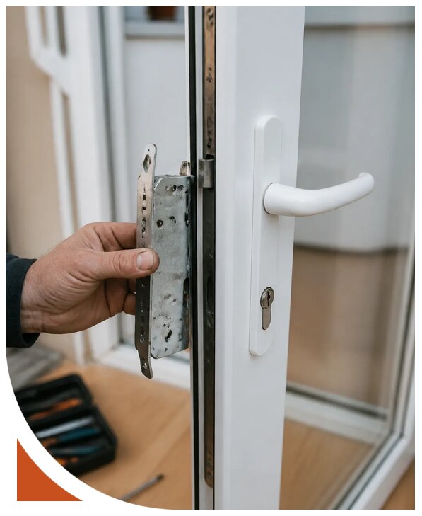 Ремонт замка пластиковой двери в Прохладном от 2708 р. | Разлок-Прх
